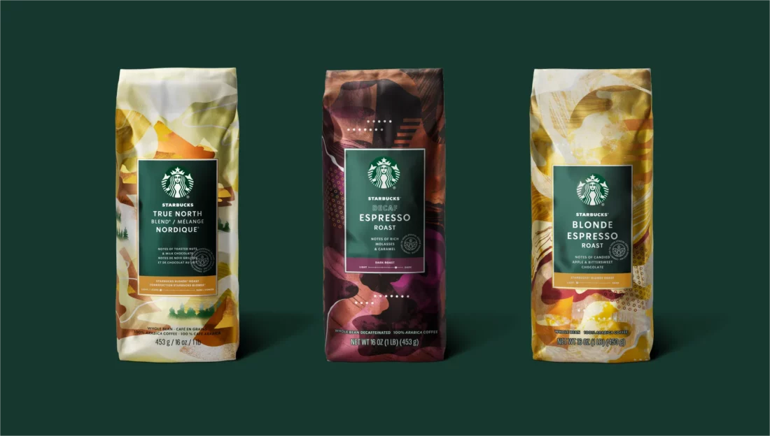 三款星巴克咖啡豆